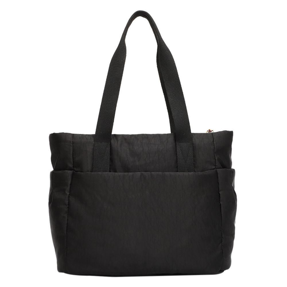 Bolso Mujer Magnolia Acolchado Negro Calu-4