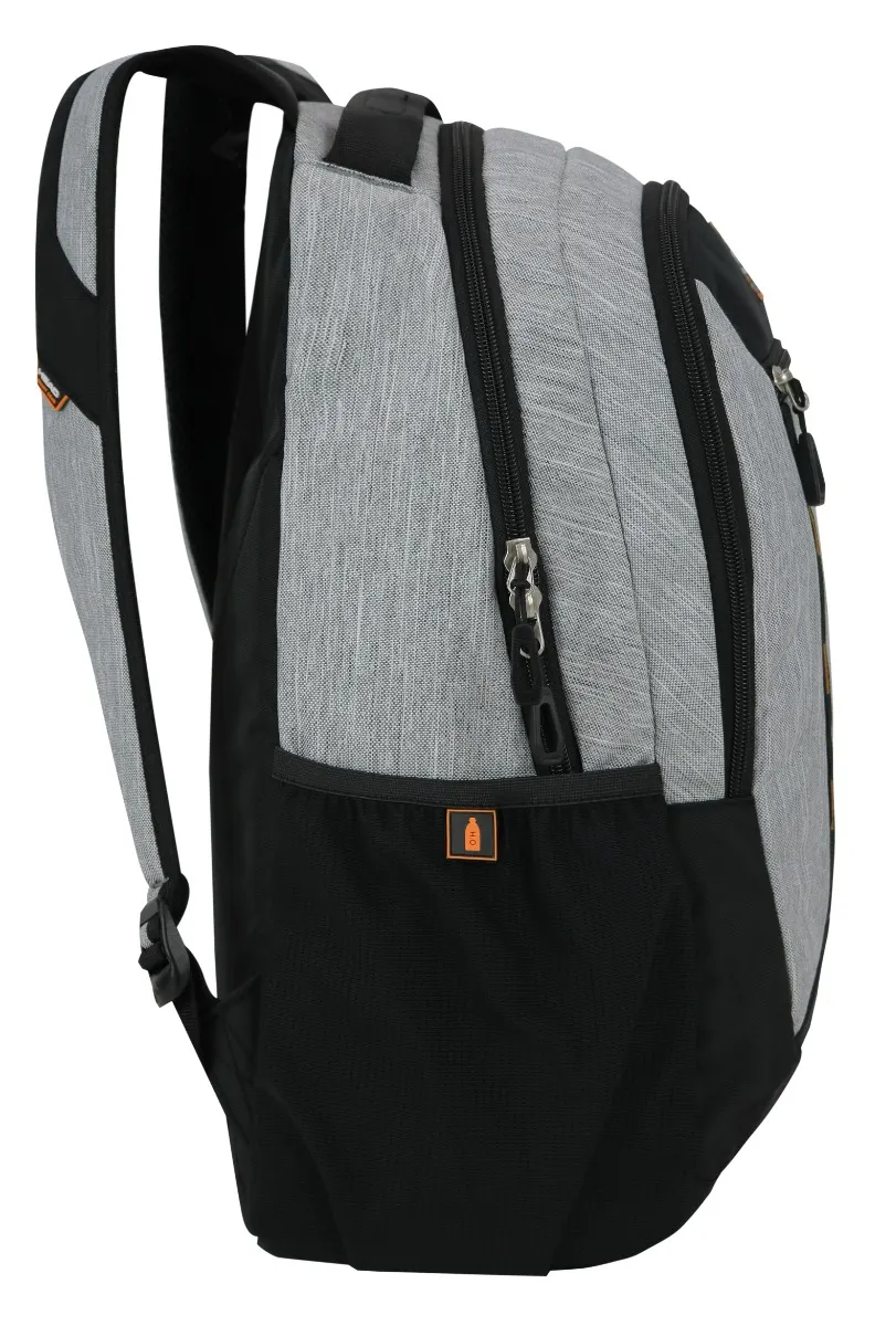 Mochila Porta Laptop Legend Gris Claro Melange Head-5