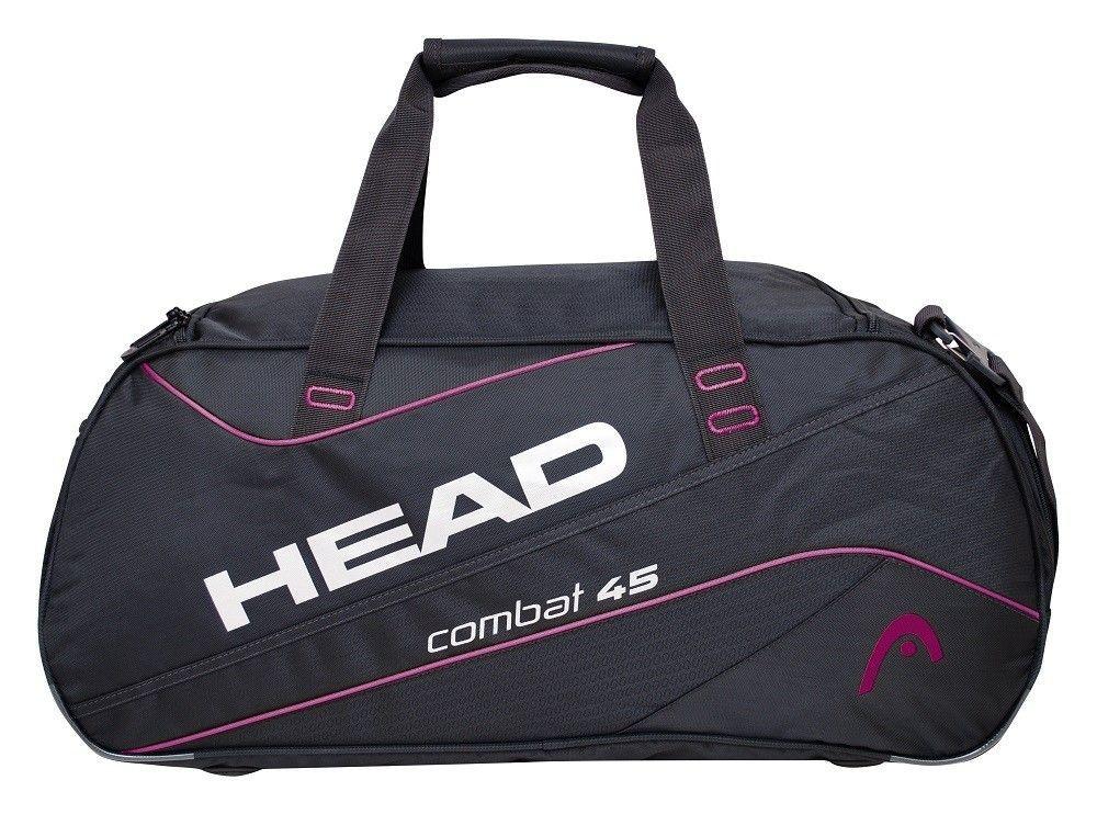 Bolso Deportivo Combat 45 Negro Fucsia Head  -1
