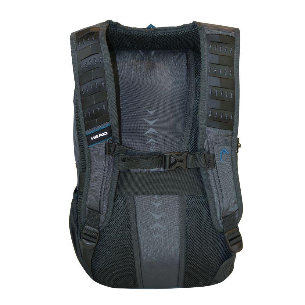 Mochila Porta Laptop Crosstrek New Gris Turquesa Head-7