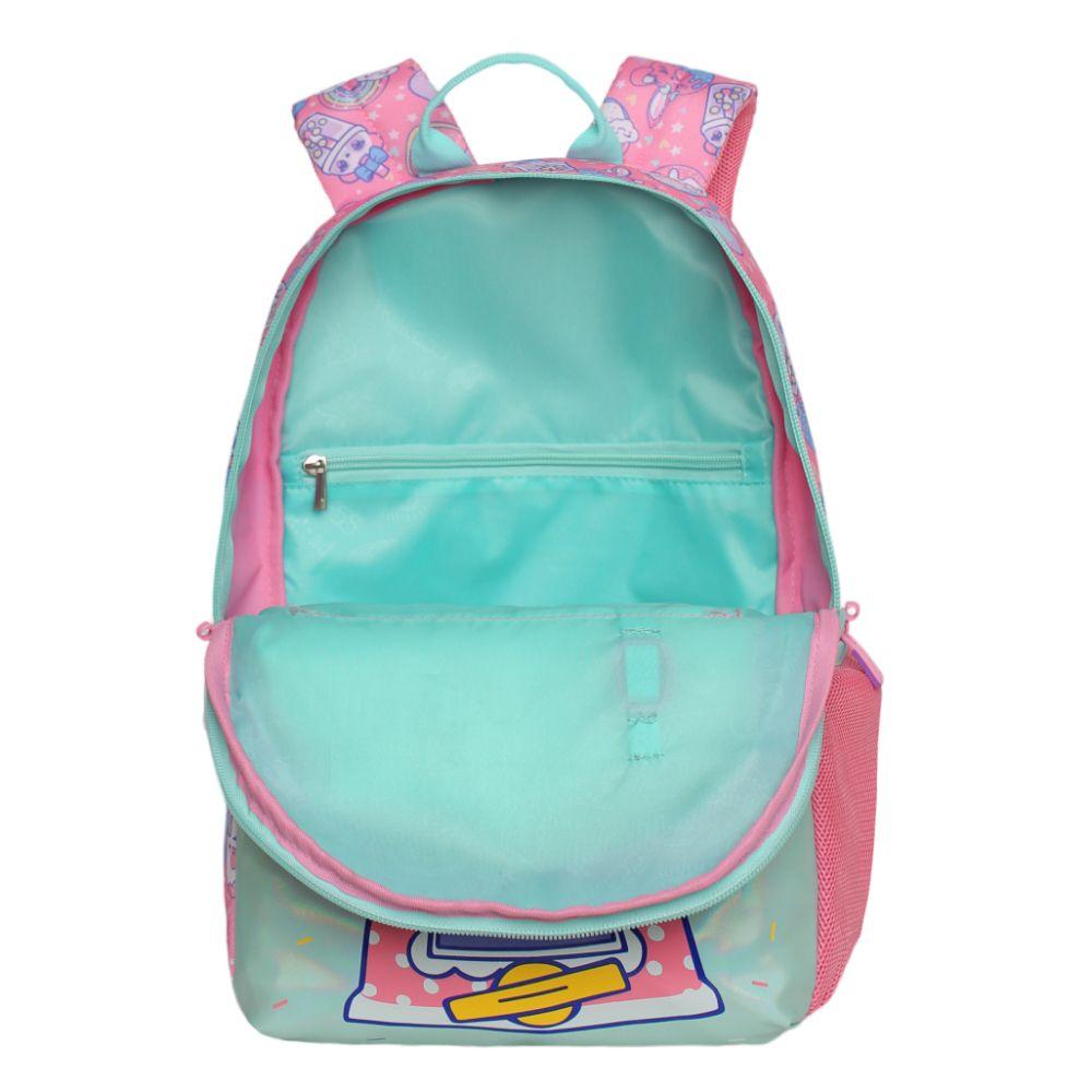 Mochila Infantil Niña Bionica Sweet Candy Rosado Head-3