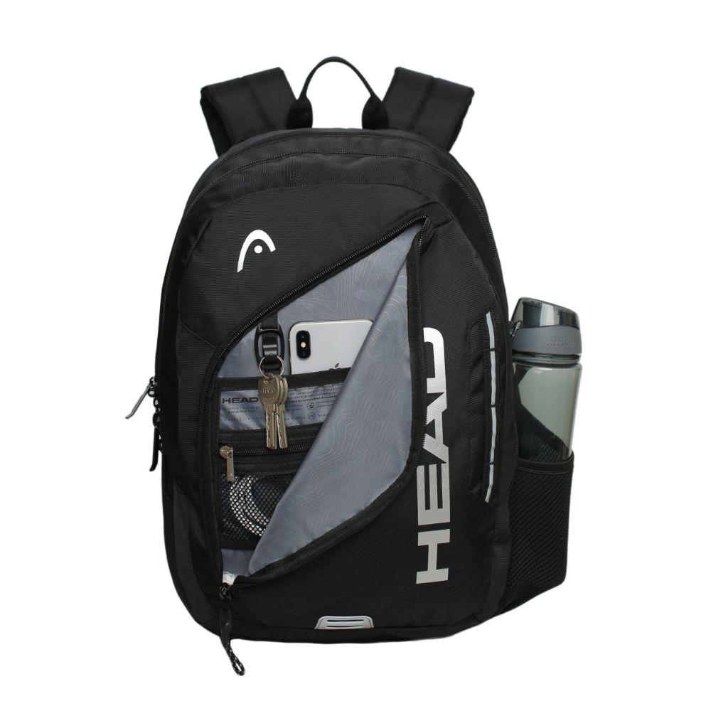 Mochila Hombre Spider Negro Head-2