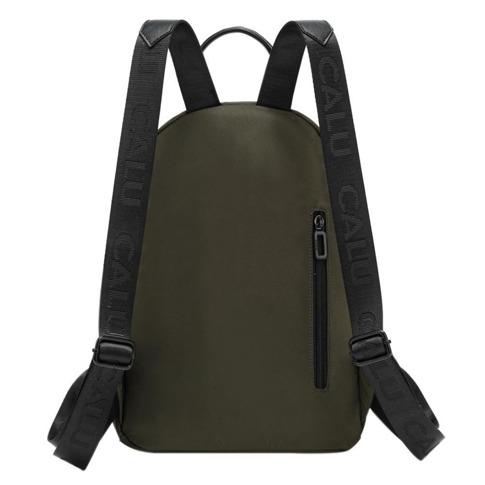Mochila Urbana Mujer Dodie Verde Militar Calu-4