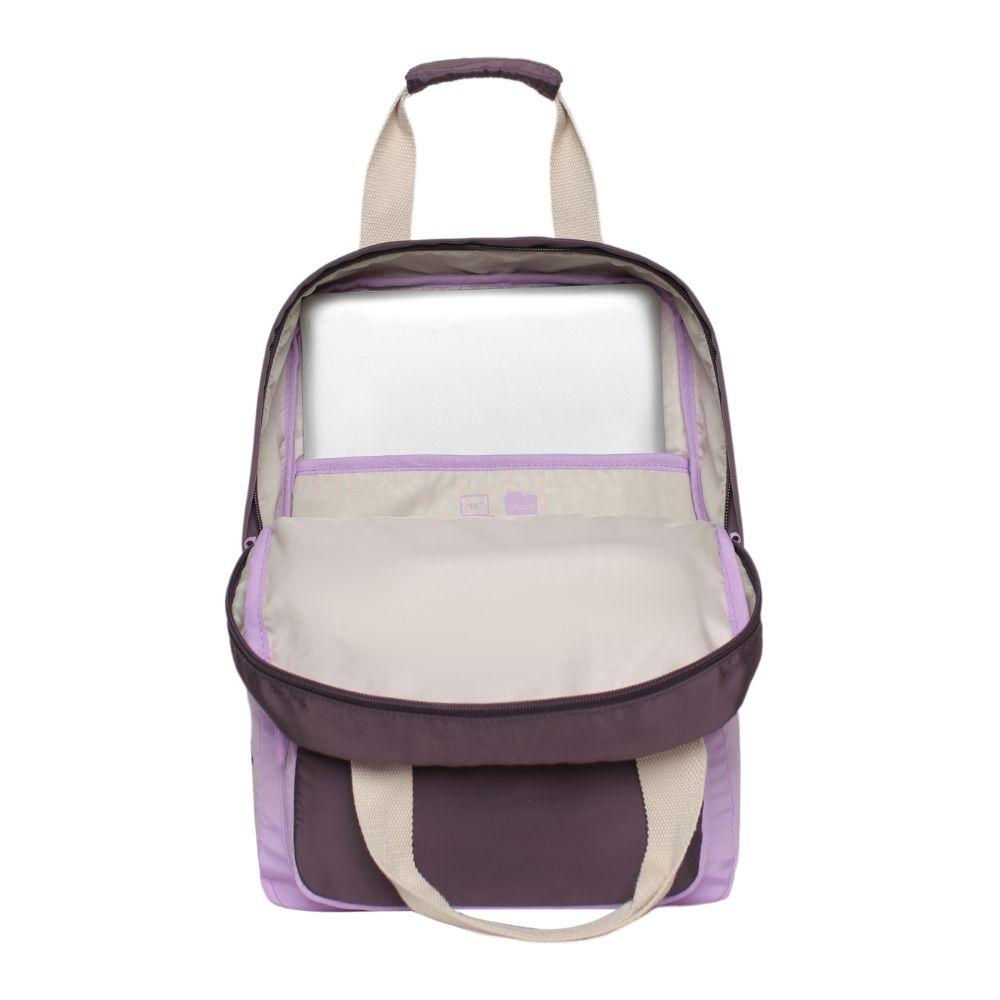 Mochila Urbana Mujer Element Color Block Lila Head-2