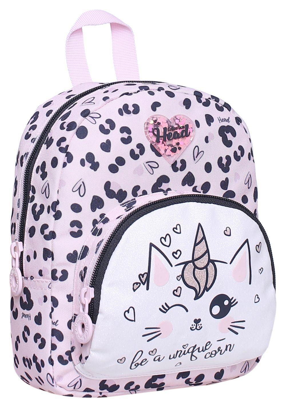 Mochila Pony Cat Animal Print Rosado Head-0