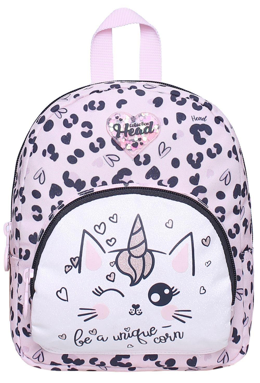 Mochila Pony Cat Animal Print Rosado Head-1