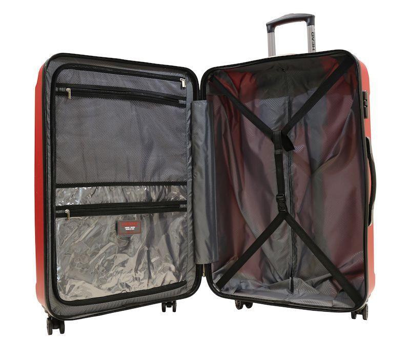 Maleta Dura Toledo L 8 Ruedas Rojo Head-2
