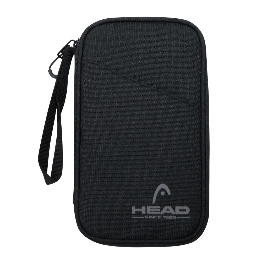 Porta Pasaporte Organizador Documentos Miles Negro Head-2