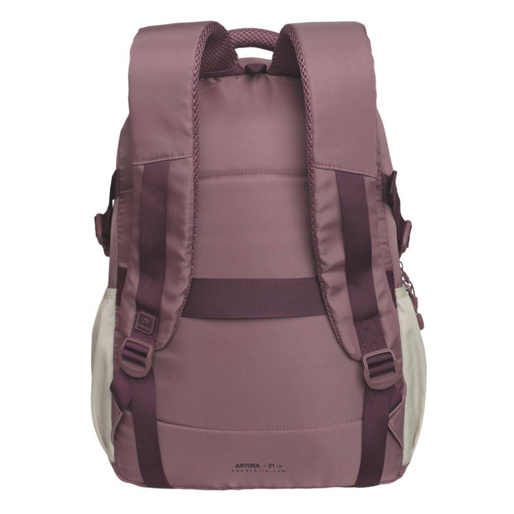 Mochila Mujer Microfibra Artura Block Malva Head-5