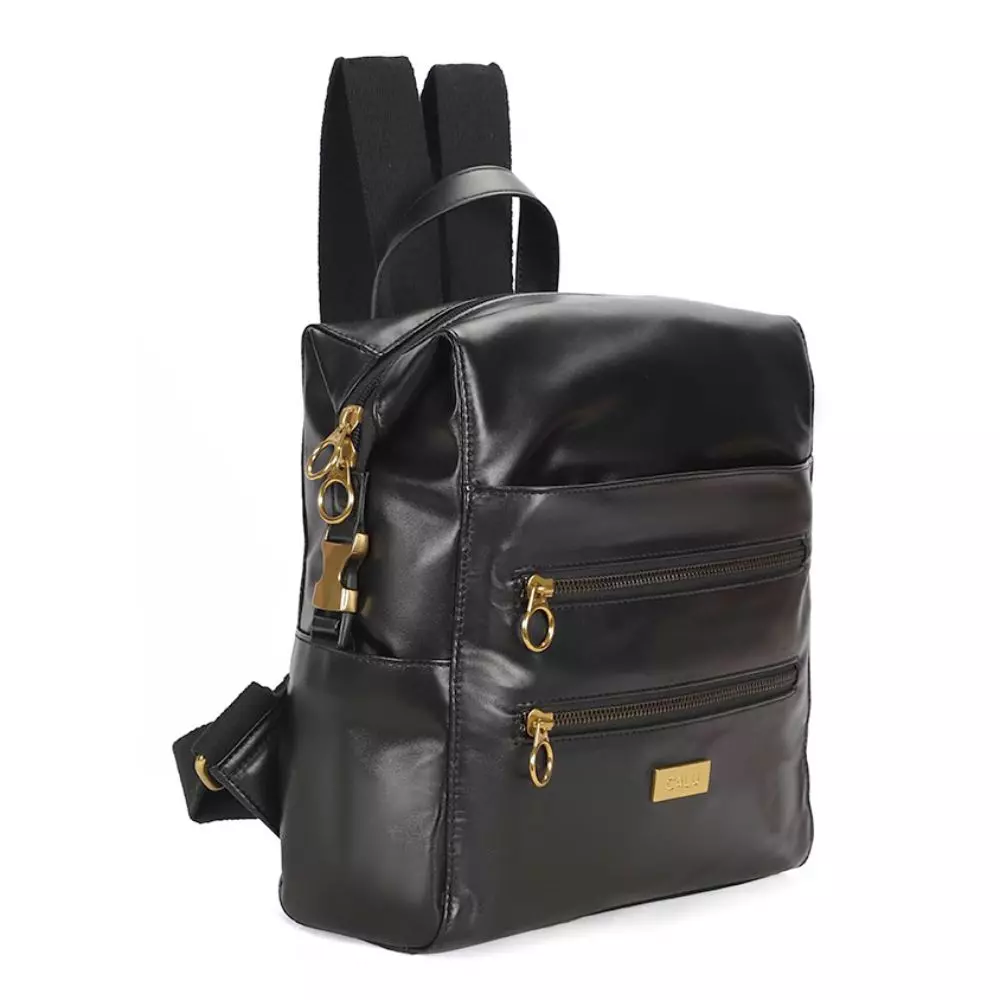 Mochila Pequeña Antonella Negro Calu-0