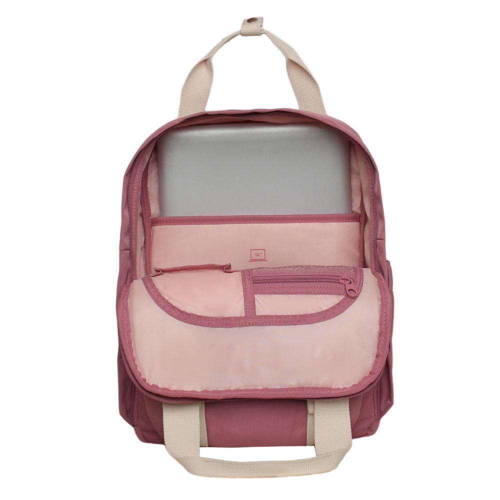 Mochila Mujer Moda Omega Bordado Malva Head-2