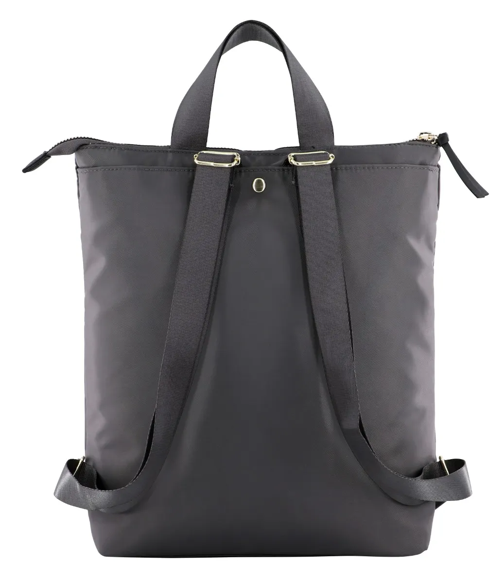 Cartera Mochila Ejecutiva Silver Tachas Negro Head-4