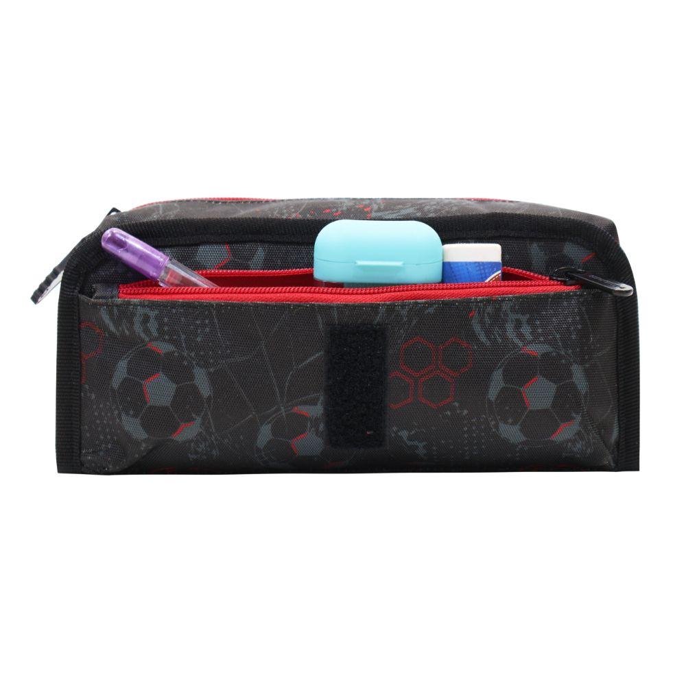 Estuche Infantil Niño Cherry Futbol Negro Head-2