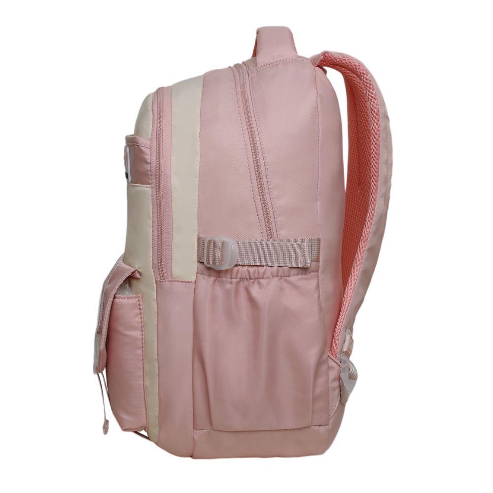 Mochila Mujer Kawaii Venza Color Block Rosado Head-3