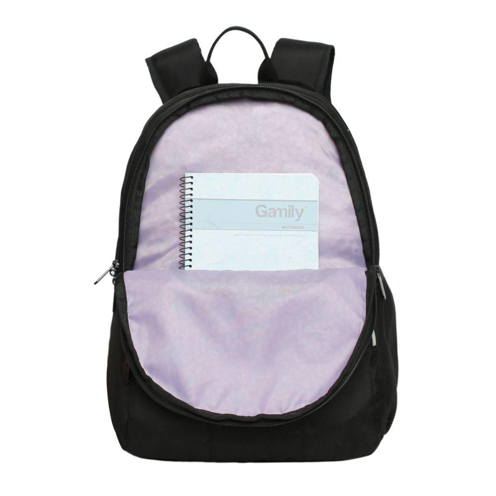 Mochila Mujer Mokka Negro Silver Head-2
