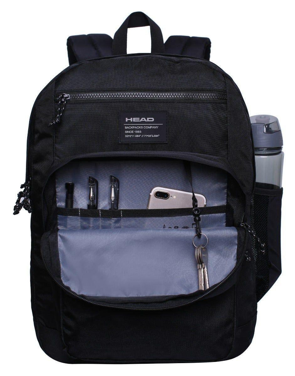 Mochila Gladiator 22 Negro Head-4