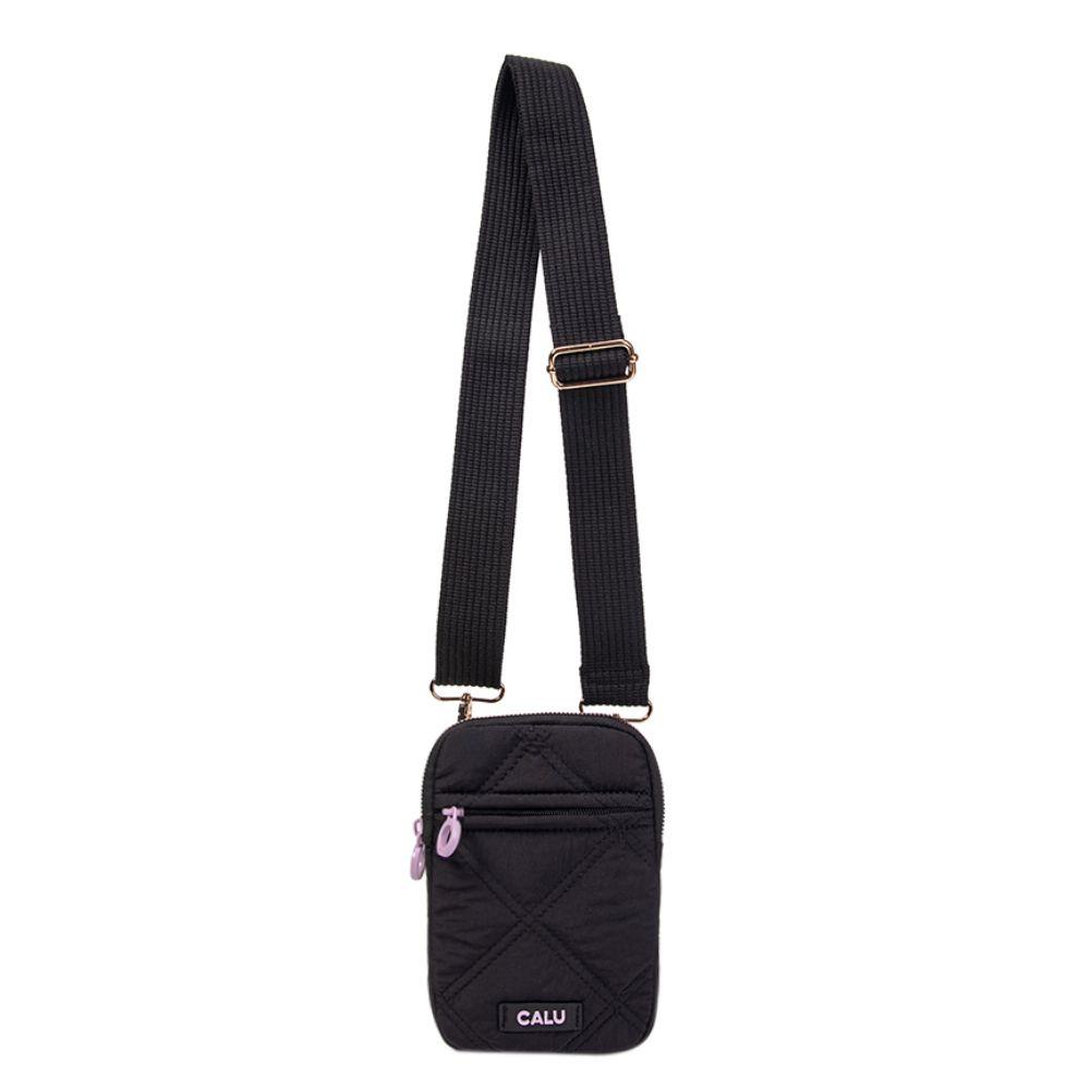 Bolso Porta Celular Rebeca Negro Calu-3