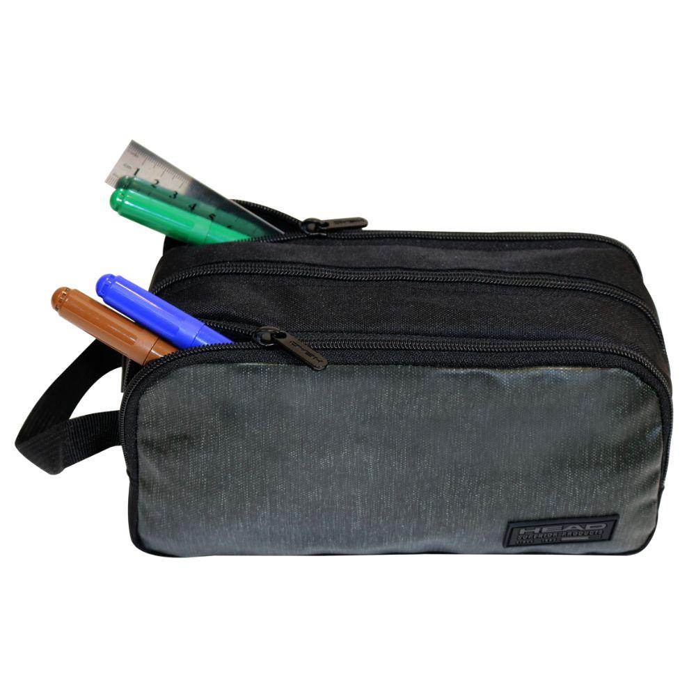 Estuche Hombre Atos Melange Reverse Gris Head-2