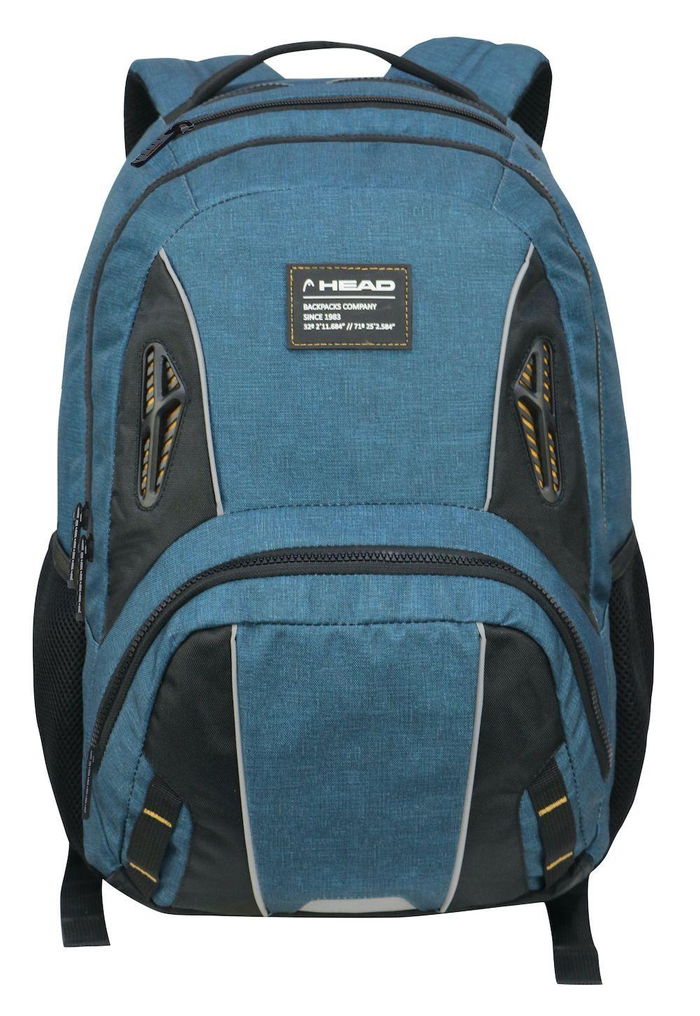 Mochila Niro 19 Melange Piedra Azul Head-1