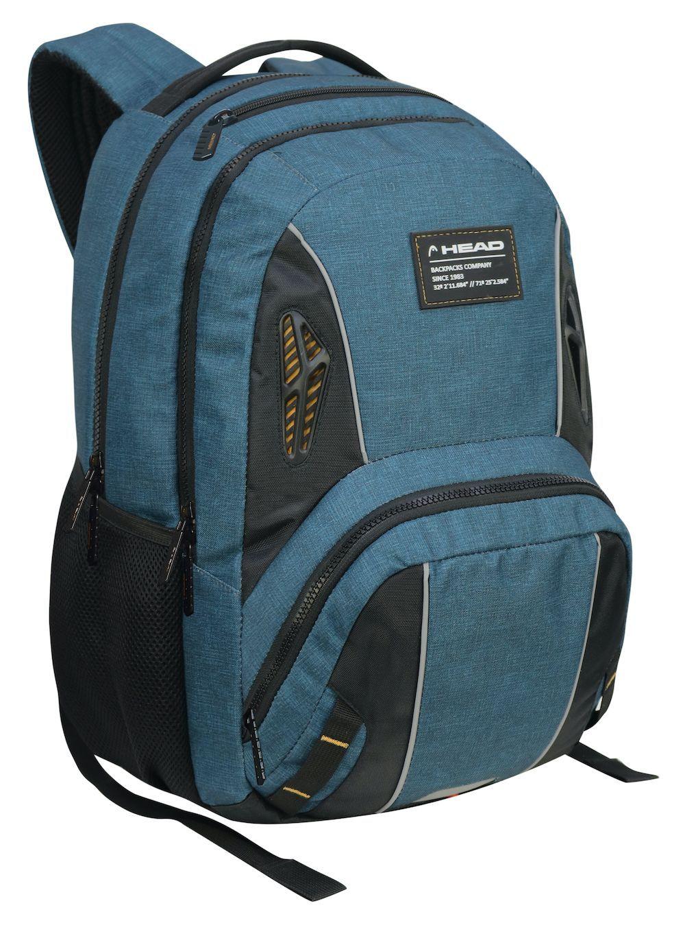 Mochila Niro 19 Melange Piedra Azul Head-0