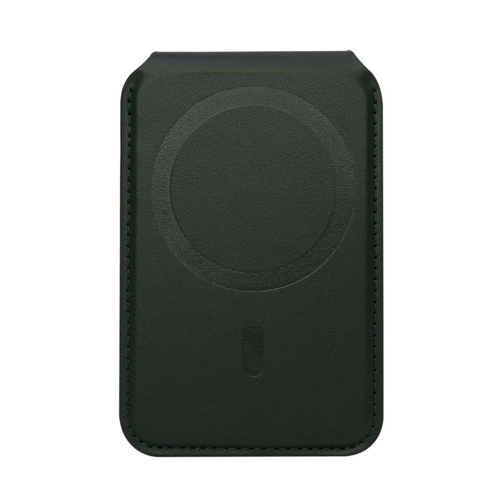 Billetera Tarjetero Magnético Vantage Premium Verde Head-2