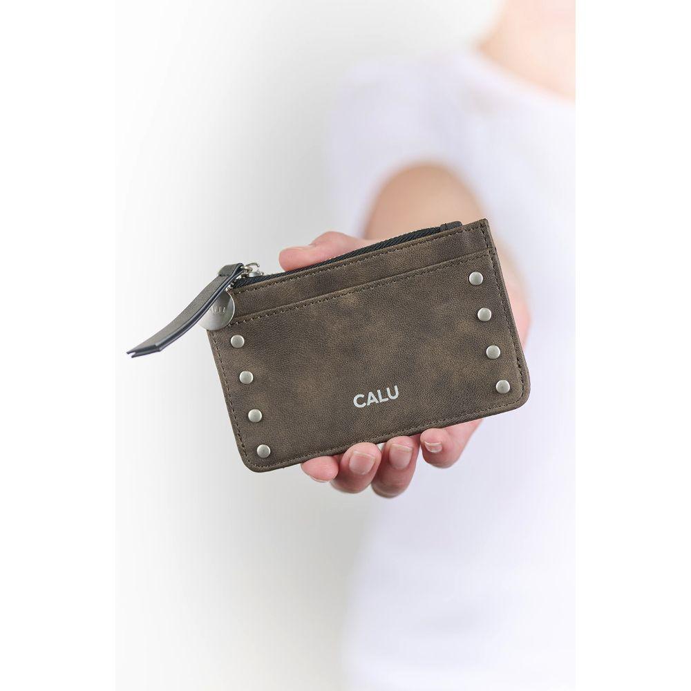 Billetera Monedero Sophie PU Café Calu-5