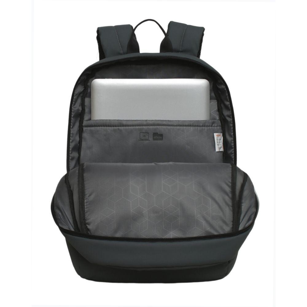 Mochila Ejecutiva Compacta Blazer Gris Head-2