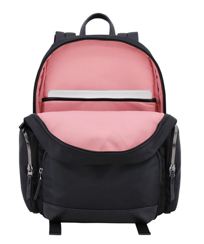 Mochila Ejecutiva Gold Negra Head-2