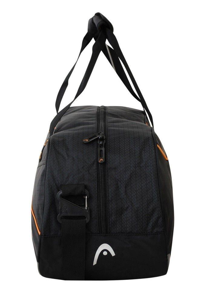 Bolso Deportivo Combat 35 Negro Naranjo Head  -2