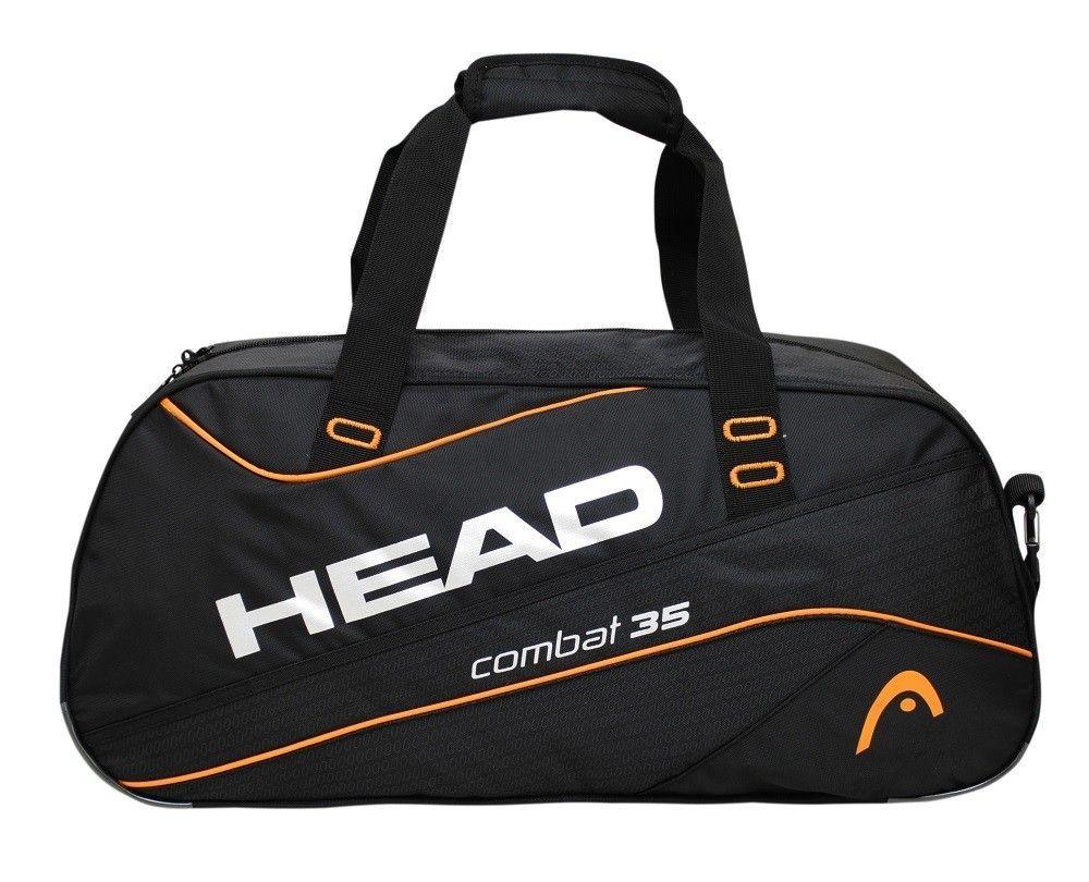 Bolso Deportivo Combat 35 Negro Naranjo Head  -1