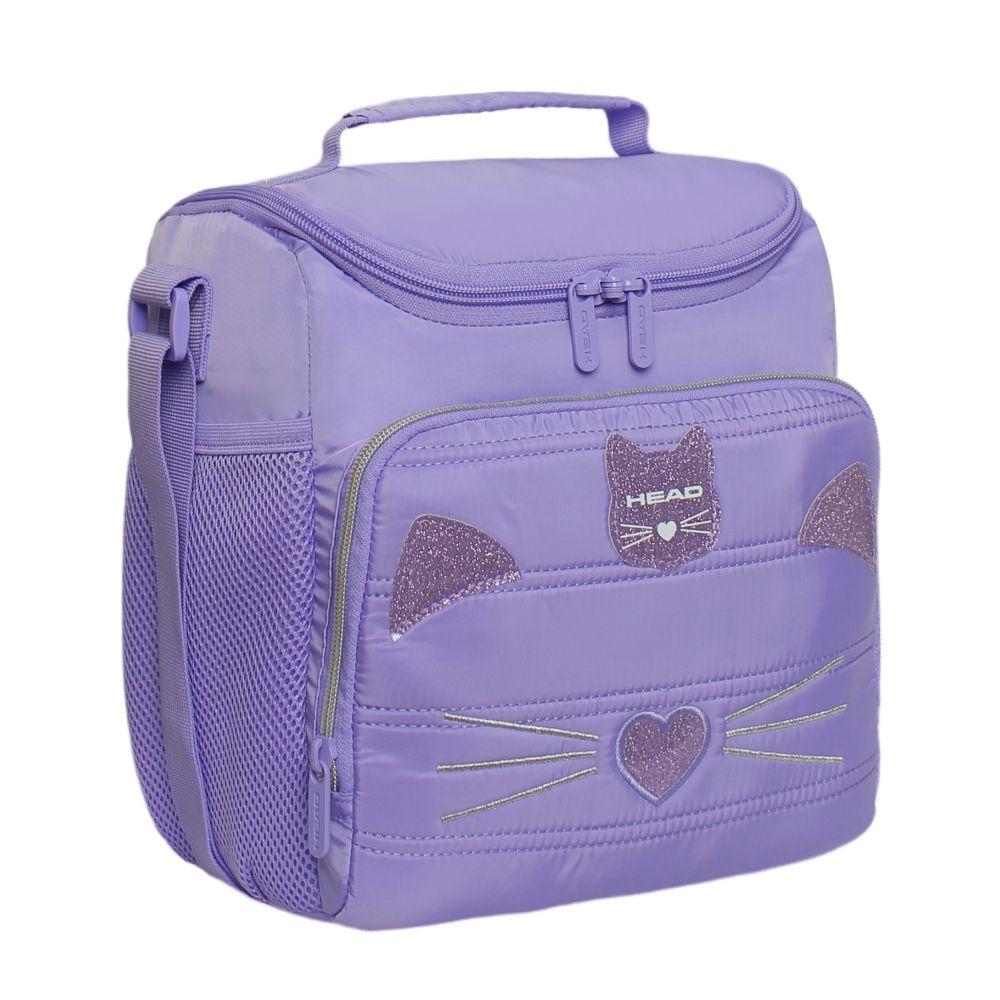 Lonchera Térmica Mujer Snack Gato Lila Head-0