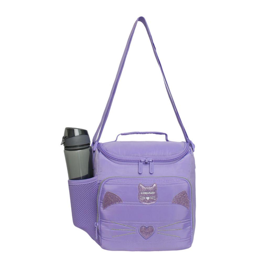 Lonchera Térmica Mujer Snack Gato Lila Head-4