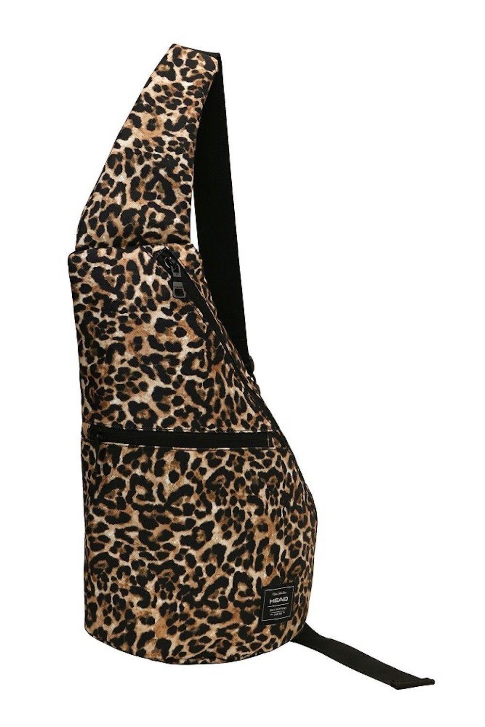 Gymbag Deportivo Cycling Animal Print Leopardo Head  -0