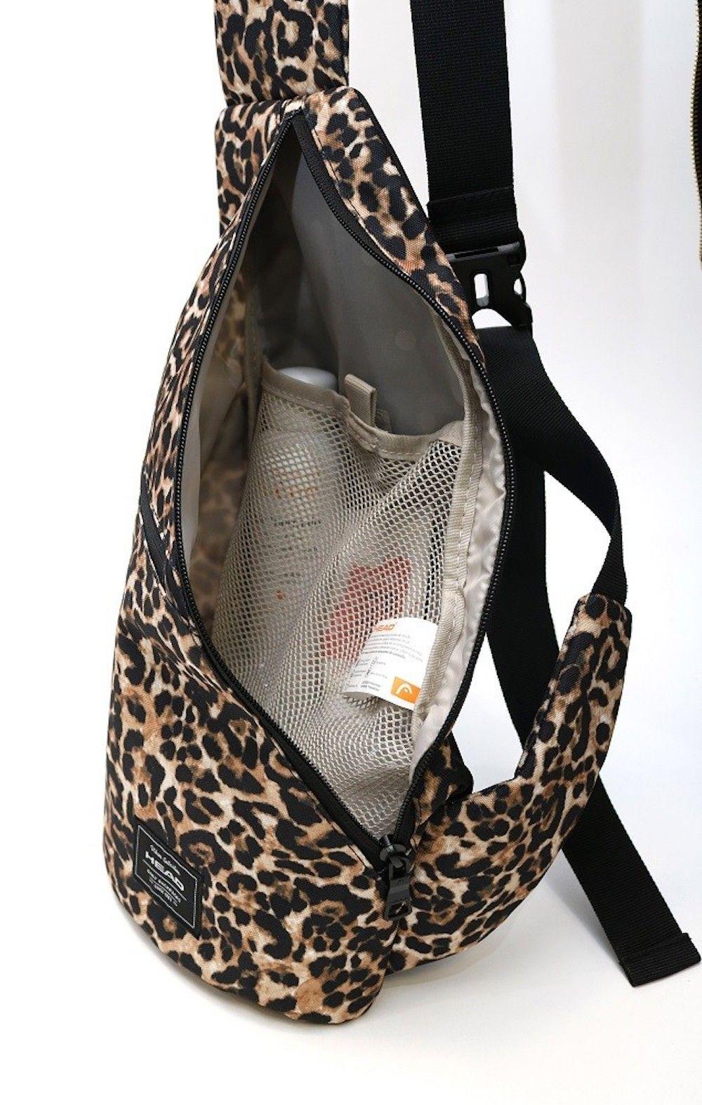 Gymbag Deportivo Cycling Animal Print Leopardo Head  -3