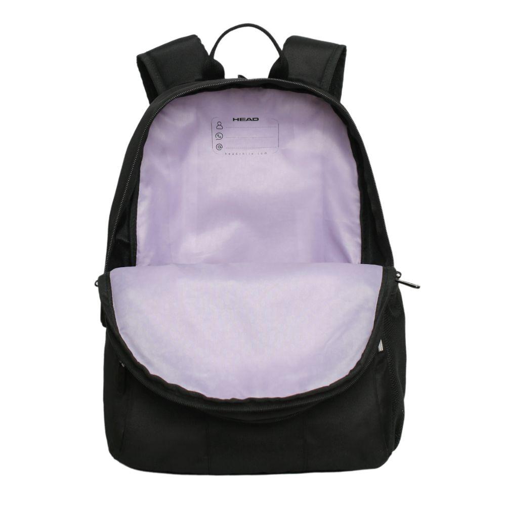 Mochila Mujer Mokka Negro Silver Head-3