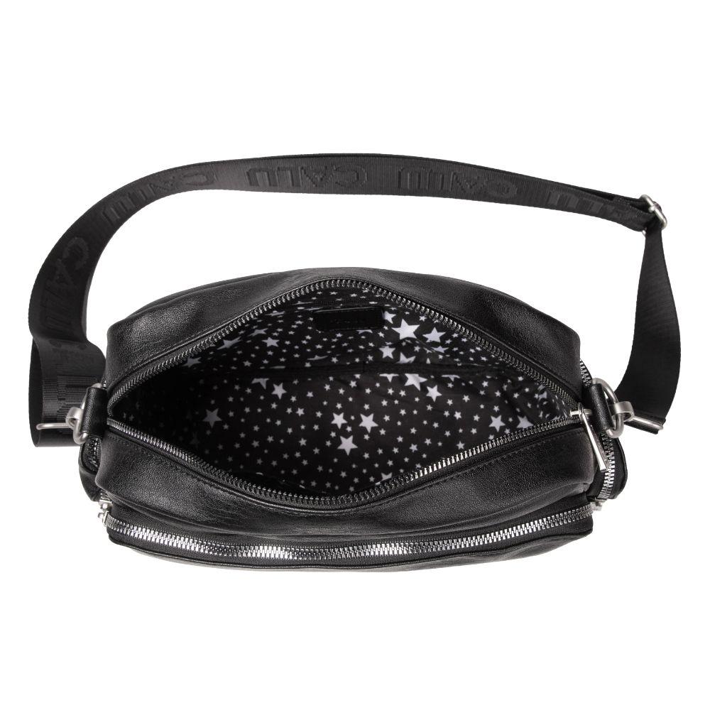 Cartera Bandolera Louisa PU Negro Calu-3
