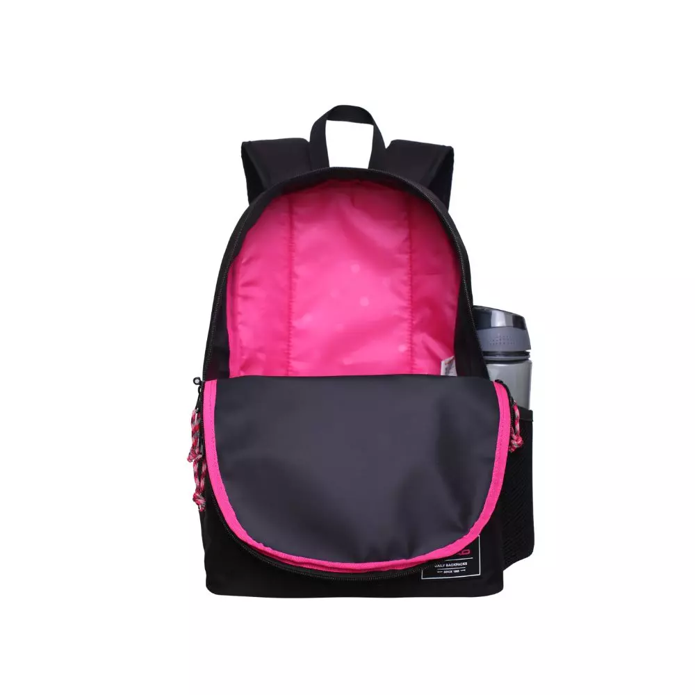 Mochila Q5 Negro Fucsia Head-1