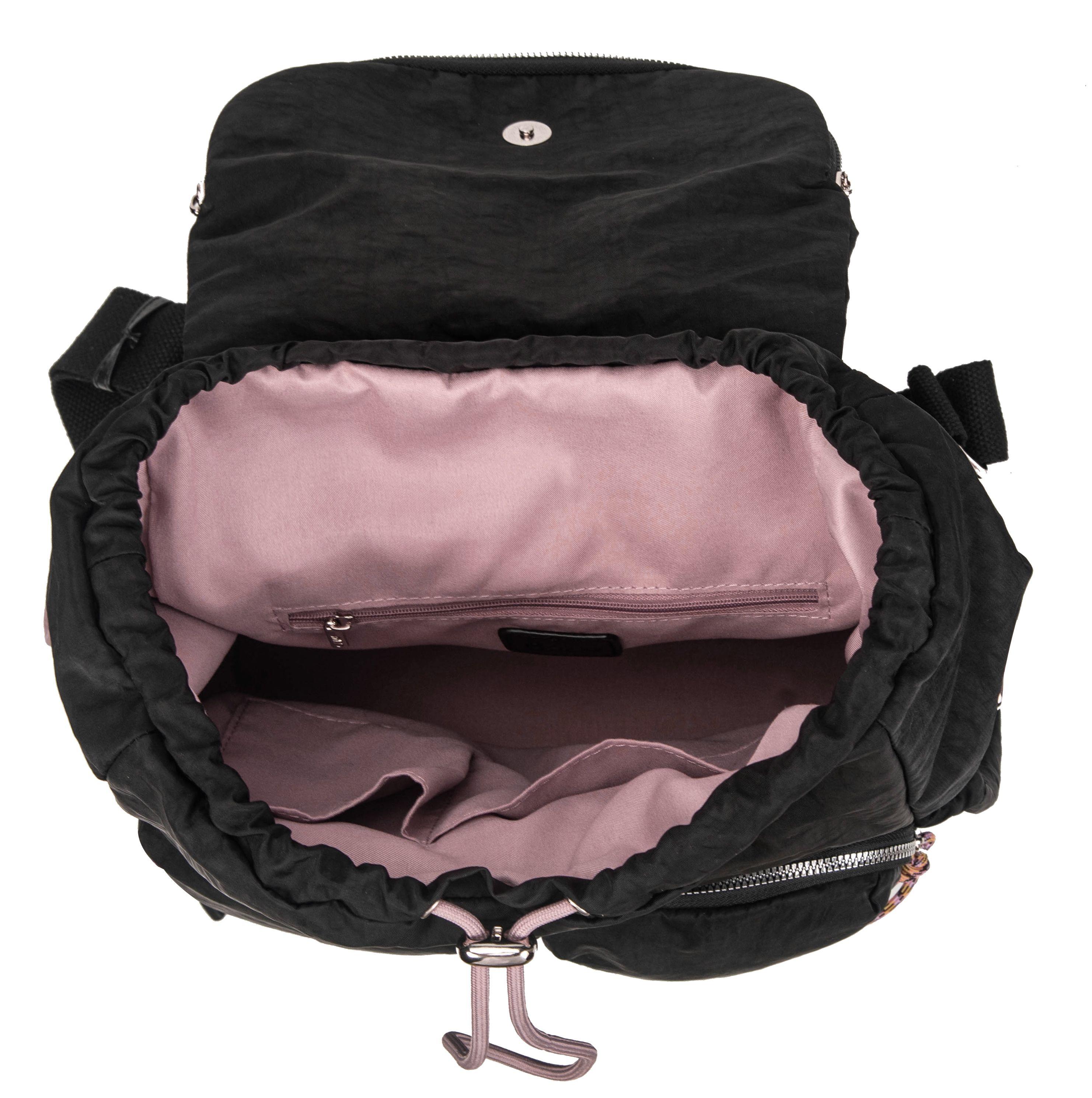 Mochila Casual Aurelia Colores Negro Calu-2