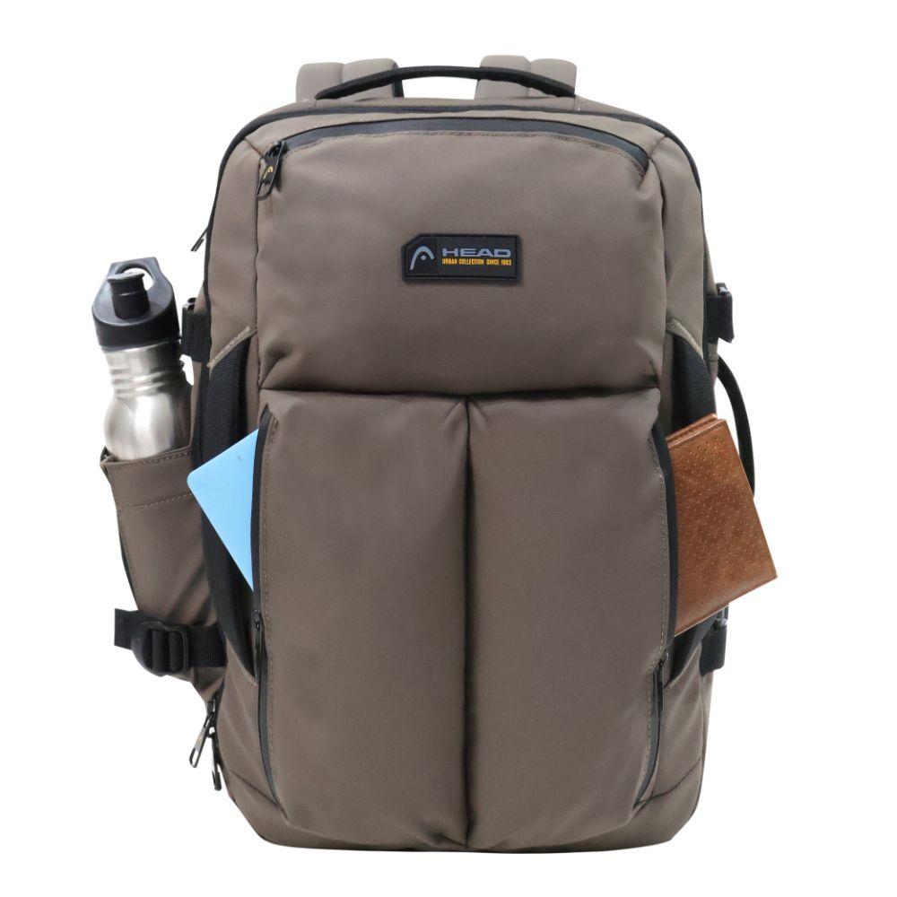 Mochila de Viaje Expandible Shark Waterproof Cafe Head-2