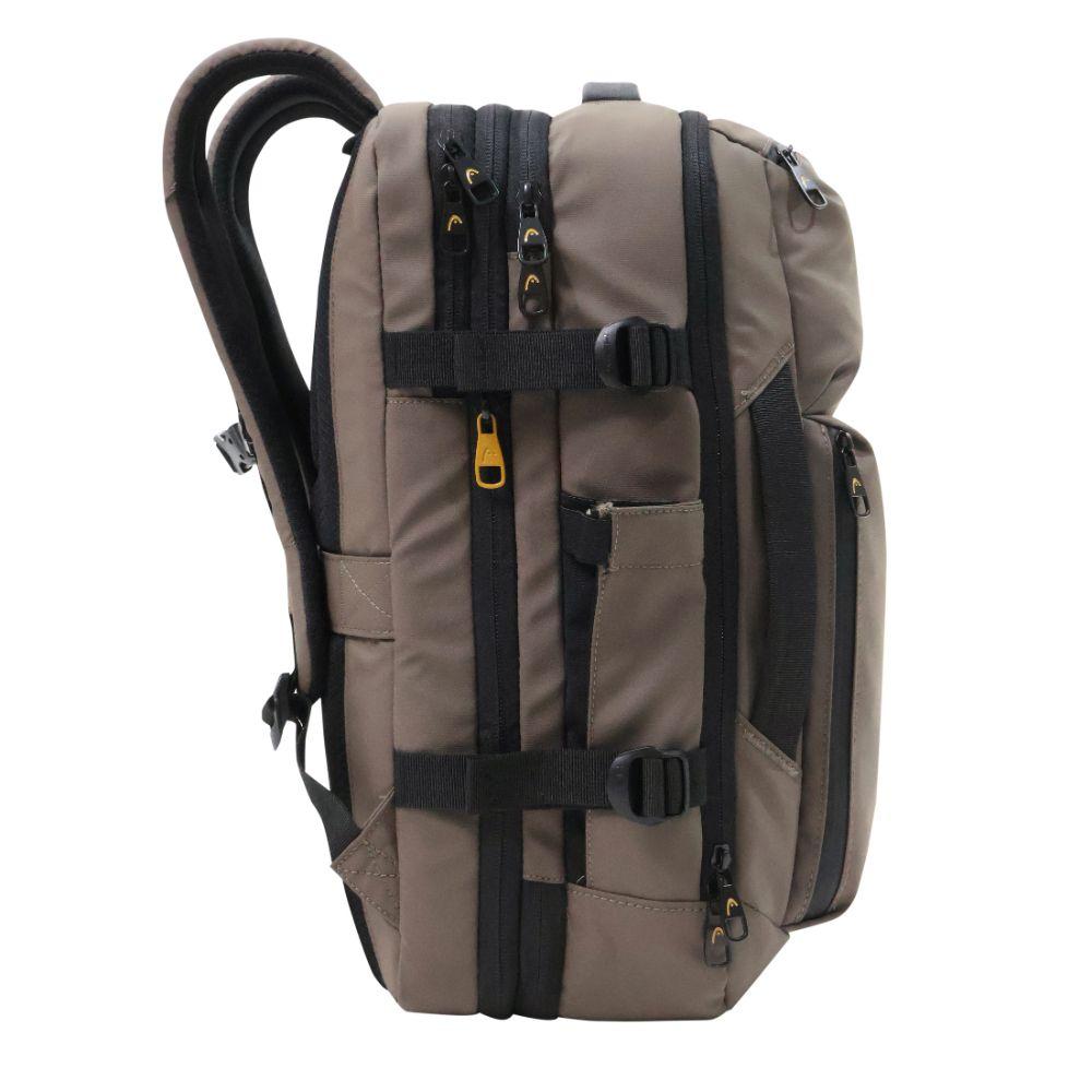 Mochila de Viaje Expandible Shark Waterproof Cafe Head-5