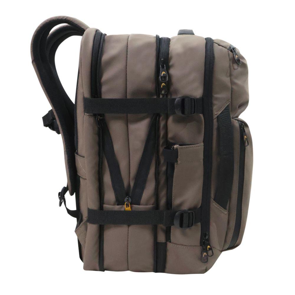 Mochila de Viaje Expandible Shark Waterproof Cafe Head-6