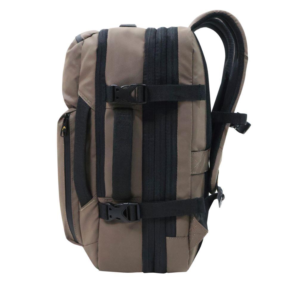 Mochila de Viaje Expandible Shark Waterproof Cafe Head-7