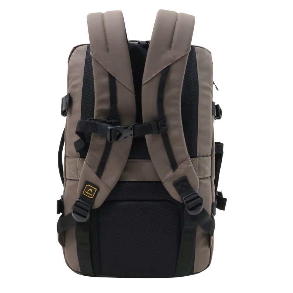 Mochila de Viaje Expandible Shark Waterproof Cafe Head-9