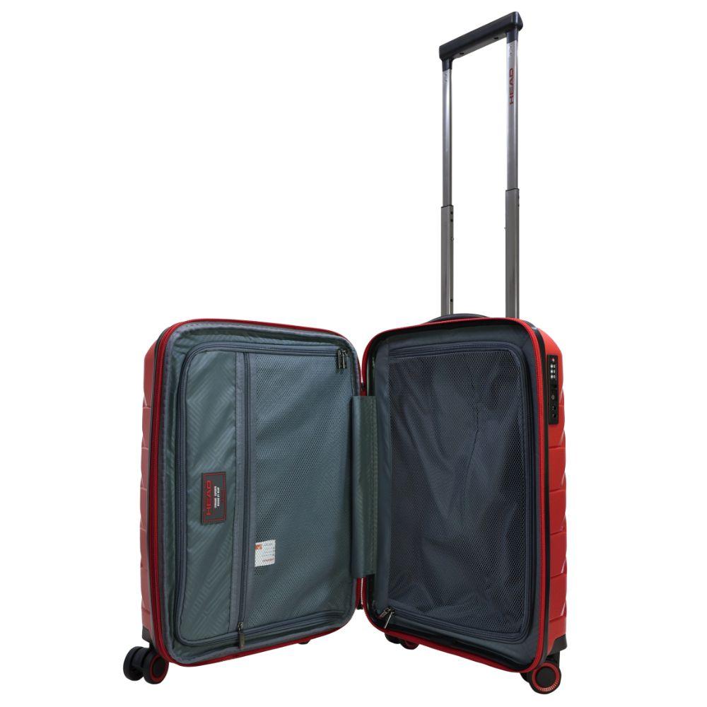 Maleta New Ucrania Cabina S Expandible TSA Rojo Head-2