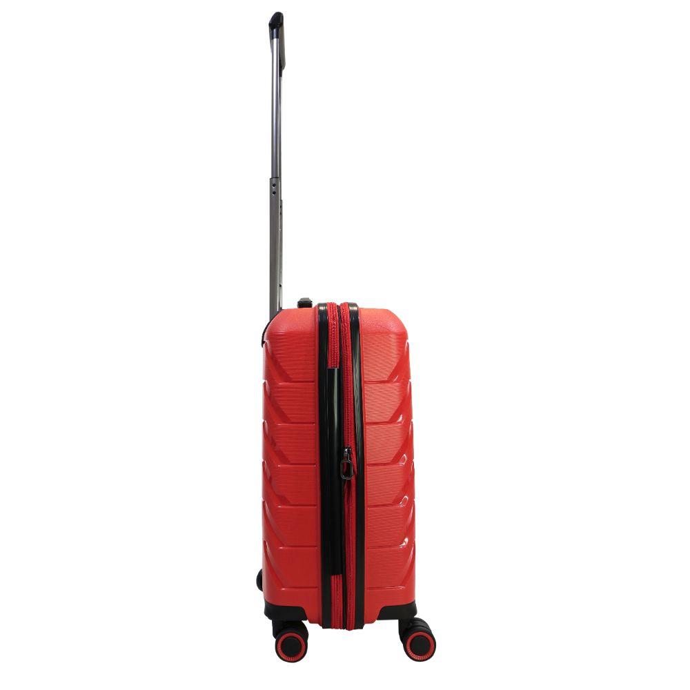 Maleta New Ucrania Cabina S Expandible TSA Rojo Head-6