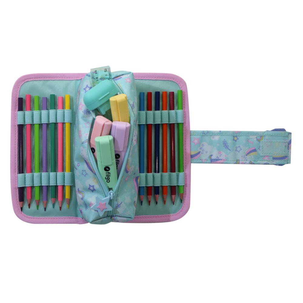 Estuche Infantil Mujer Cherry Gatocornio Menta Head-2
