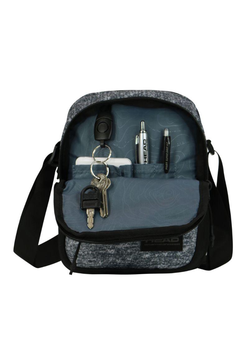 Bolso Cruzado Magnus 4 New Melange Gris Oscuro Head-5