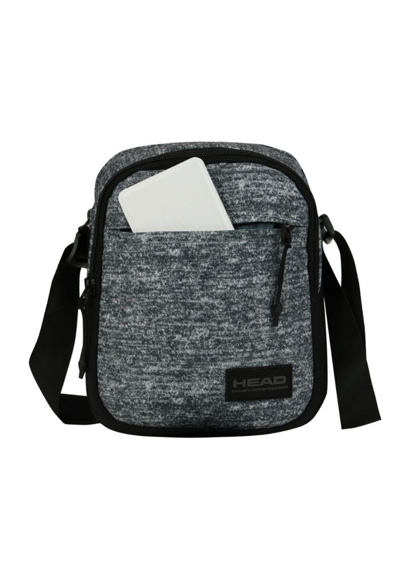 Bolso Cruzado Magnus 4 New Melange Gris Oscuro Head-3