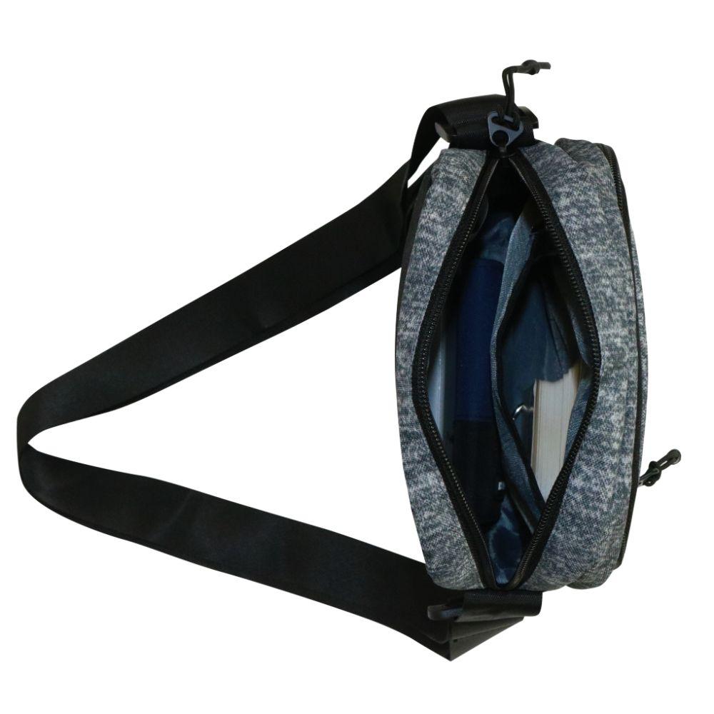 Bolso Cruzado Magnus 4 New Melange Gris Oscuro Head-6