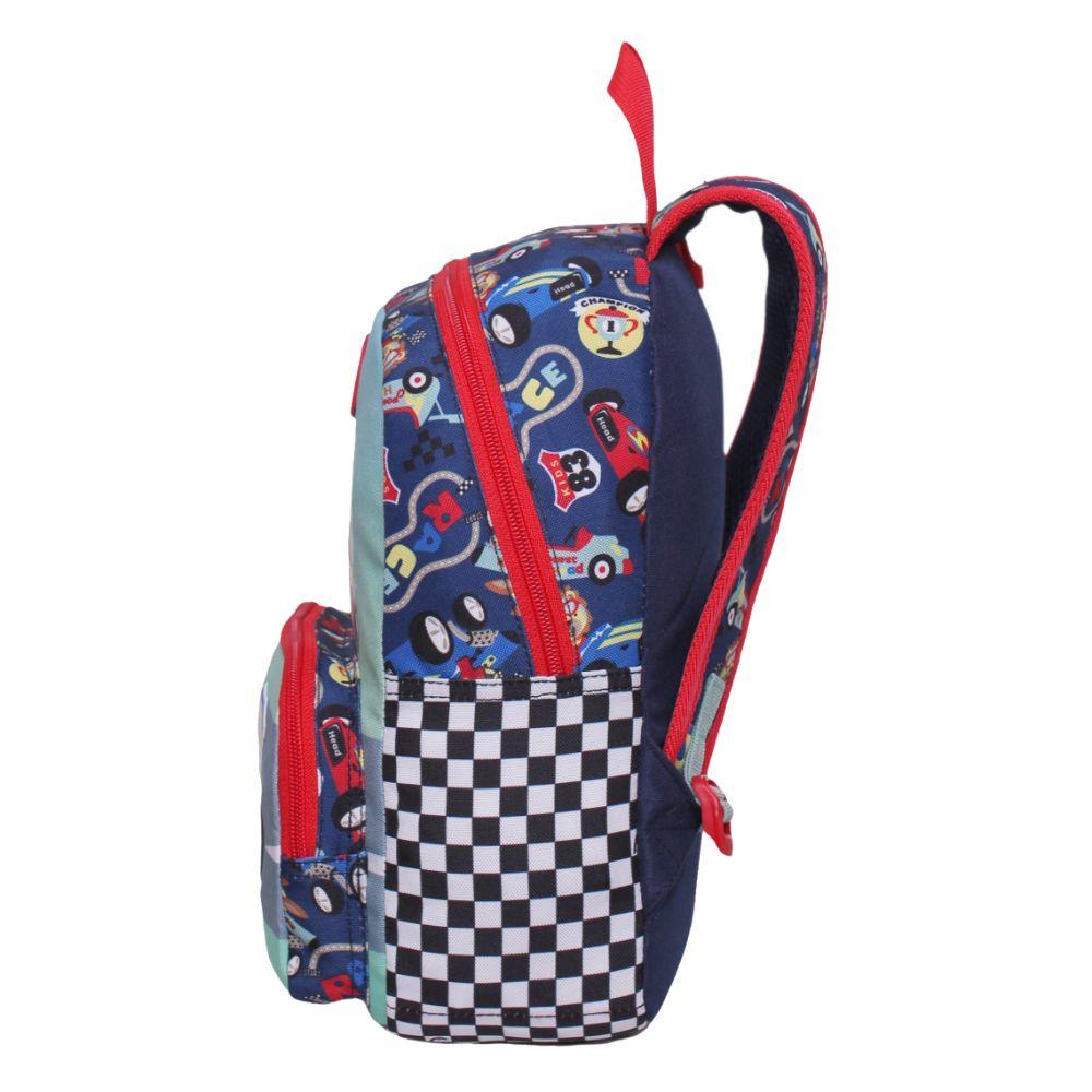 Mochila Infantil Pop Cars Azul Head-2